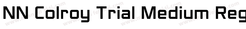 NN Colroy Trial Medium Regular字体转换